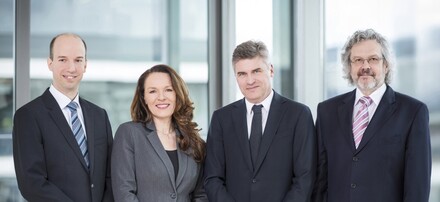 v.l.n.r.: Christoph Wolf, Beate Krost, Roman Theisen, Dietmar Willwert