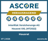 Qualitätssiegel Hausratversicherung: ASCORE - herausragend