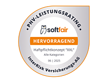 Qualitätssiegel Privathaftpflicht: softfair - hervorragend
