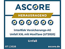 Qualitätssiegel Unfallversicherung: ASCORE - herausragend