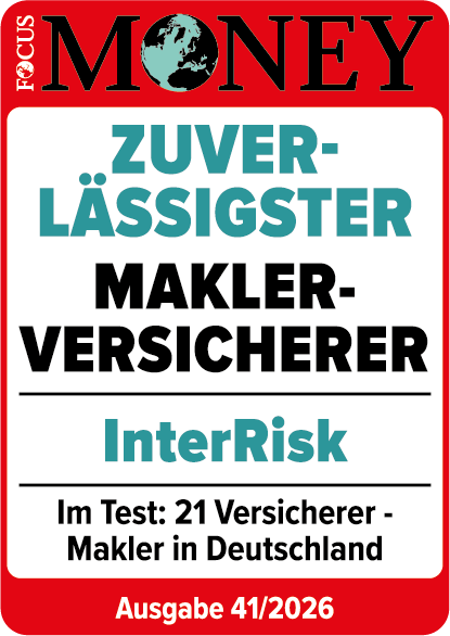 Qualitätssiegel: Zuverlässigster Maklerversicherer (FOCUS MONEY)